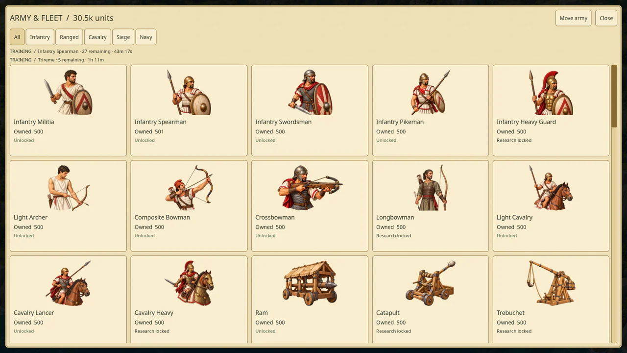 Army & fleet